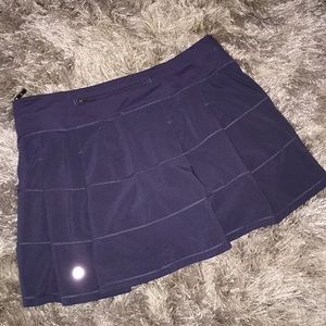 Lululemon purple pace rival skirt (TALL)